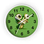 Whimsical Frog Wall Clock – Fun Home Decor, Office Accessories, Unique Gift for Kids, Animal-Themed Decoration, Quirky Timepiece