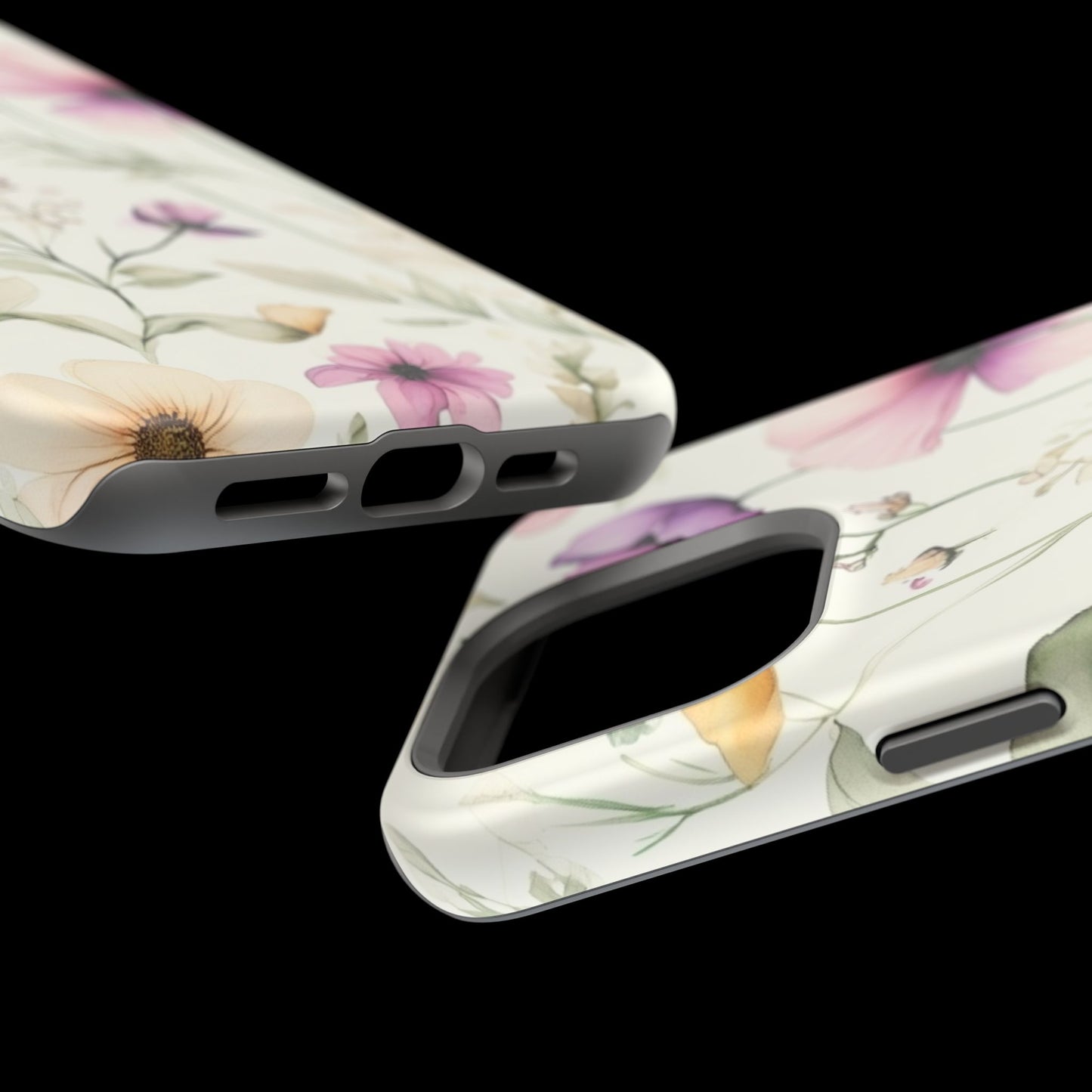Floral Watercolor Magnetic Impact-Resistant Phone Case