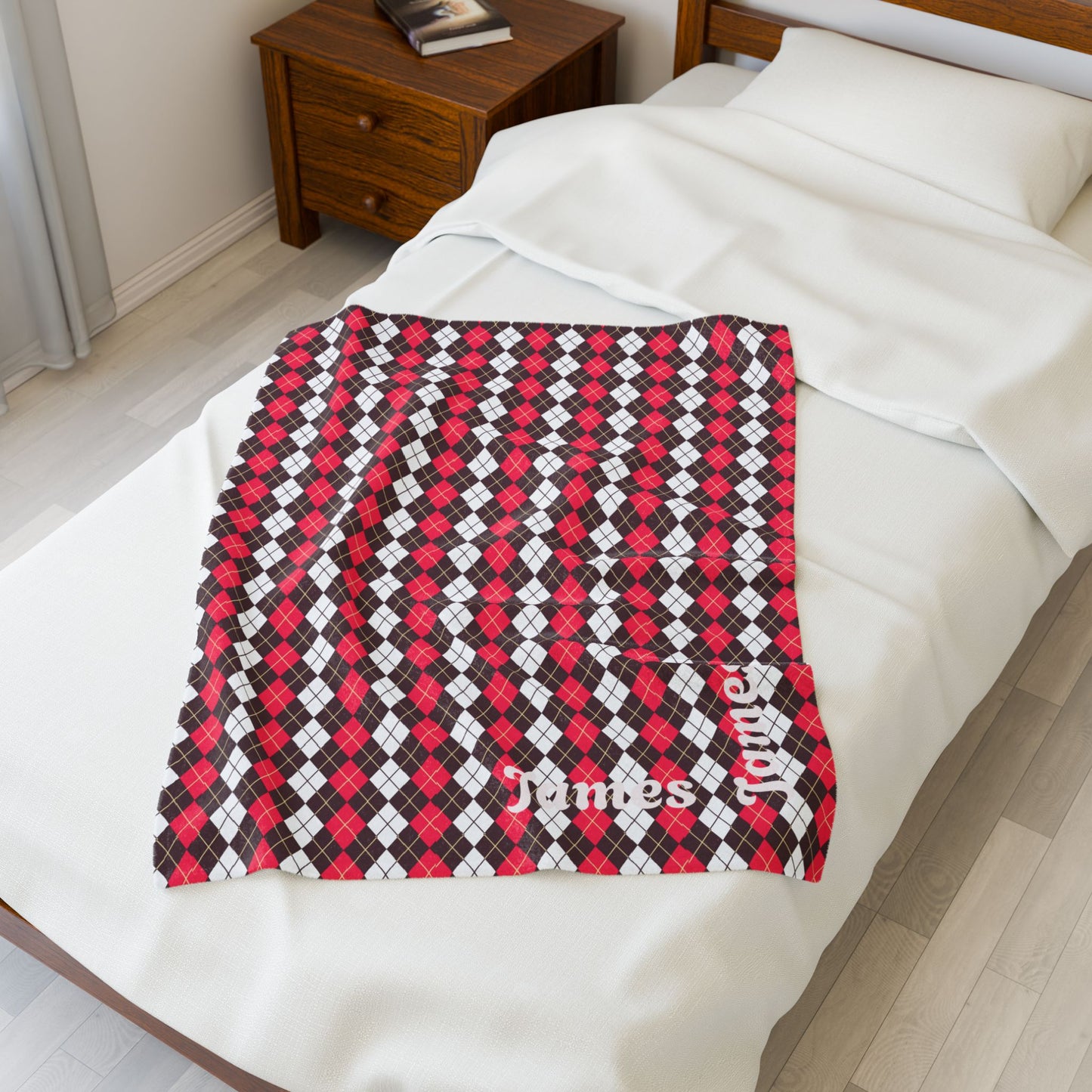 Cozy Personalized Velveteen Plush Blanket - Perfect for Winter, Gifts, Home Decor, Cozy Nights, and Snuggling