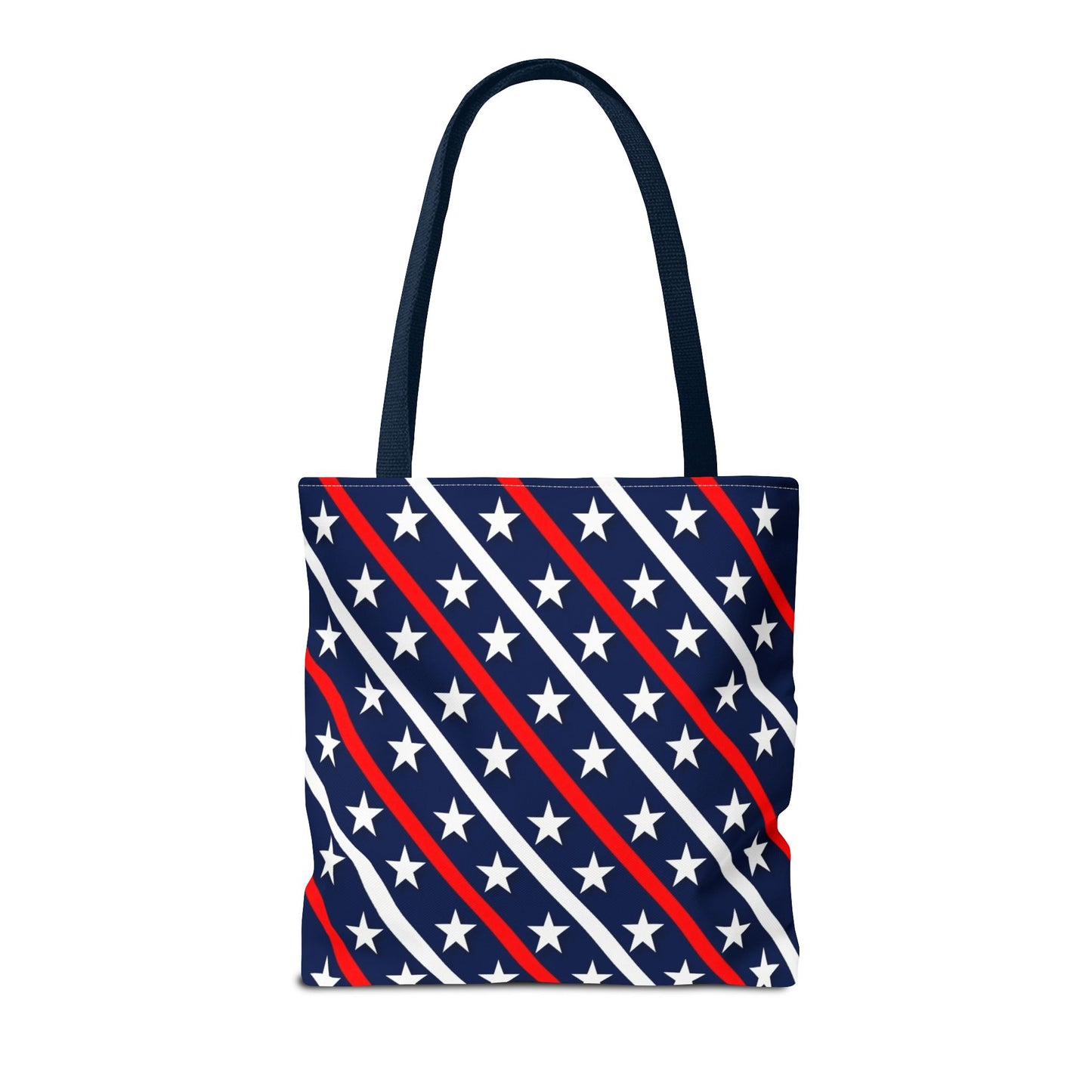 Patriotic Tote Bag, USA Flag Inspired, Star Patterned Purse, Summer BBQ, Independence Day, Memorial Day, Everyday Use