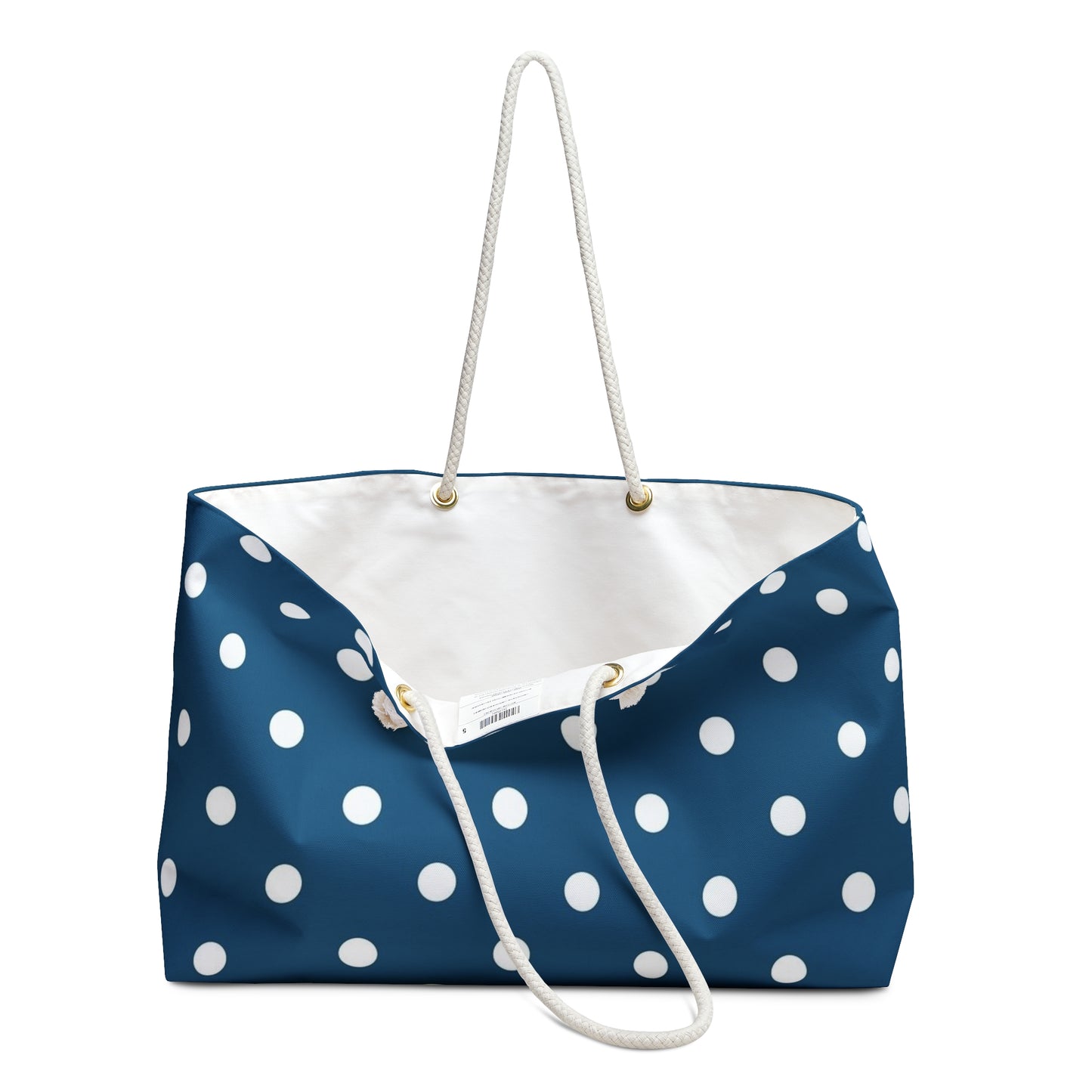 Polka Dot Weekender Bag | Stylish Travel Tote, Perfect for Weekend Getaways, Gym, Beach, and Everyday Use, Chic Polka Dots Design