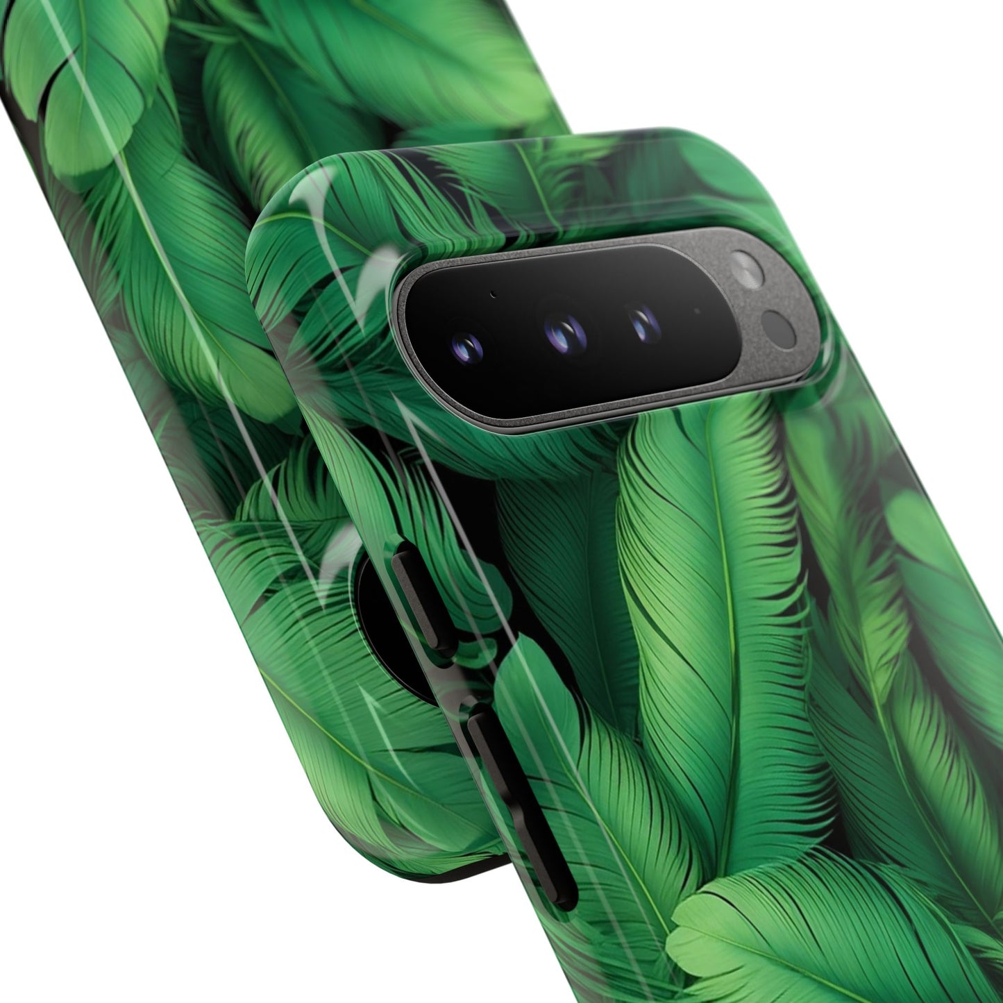 Tough Cases - Tropical Leaf Phone Case, Nature-inspired, Phone Accessory, Gift for Her, Jungle Theme, Eco-Friendly