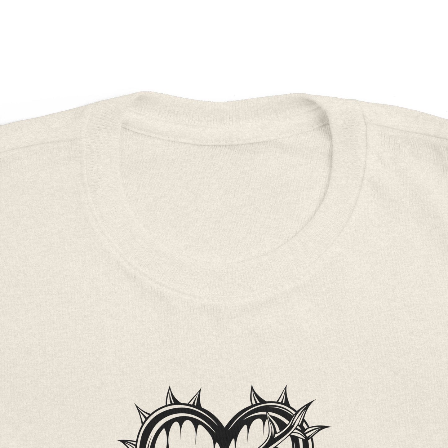 Toddler's Heart & Thorn Tee, Cute Kids T-Shirt, Children's Graphic Shirt, Gift for Toddlers, Cool Summer Outfit