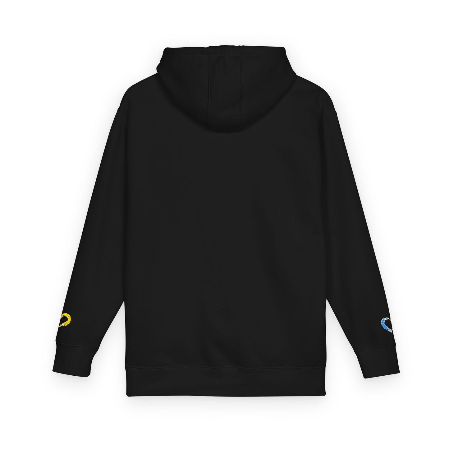 Colorful Heart Unisex Fleece Hoodie | Cozy Gift for Friends, Valentine's Day, Anniversary, Casual Wear, Spring Fashion
