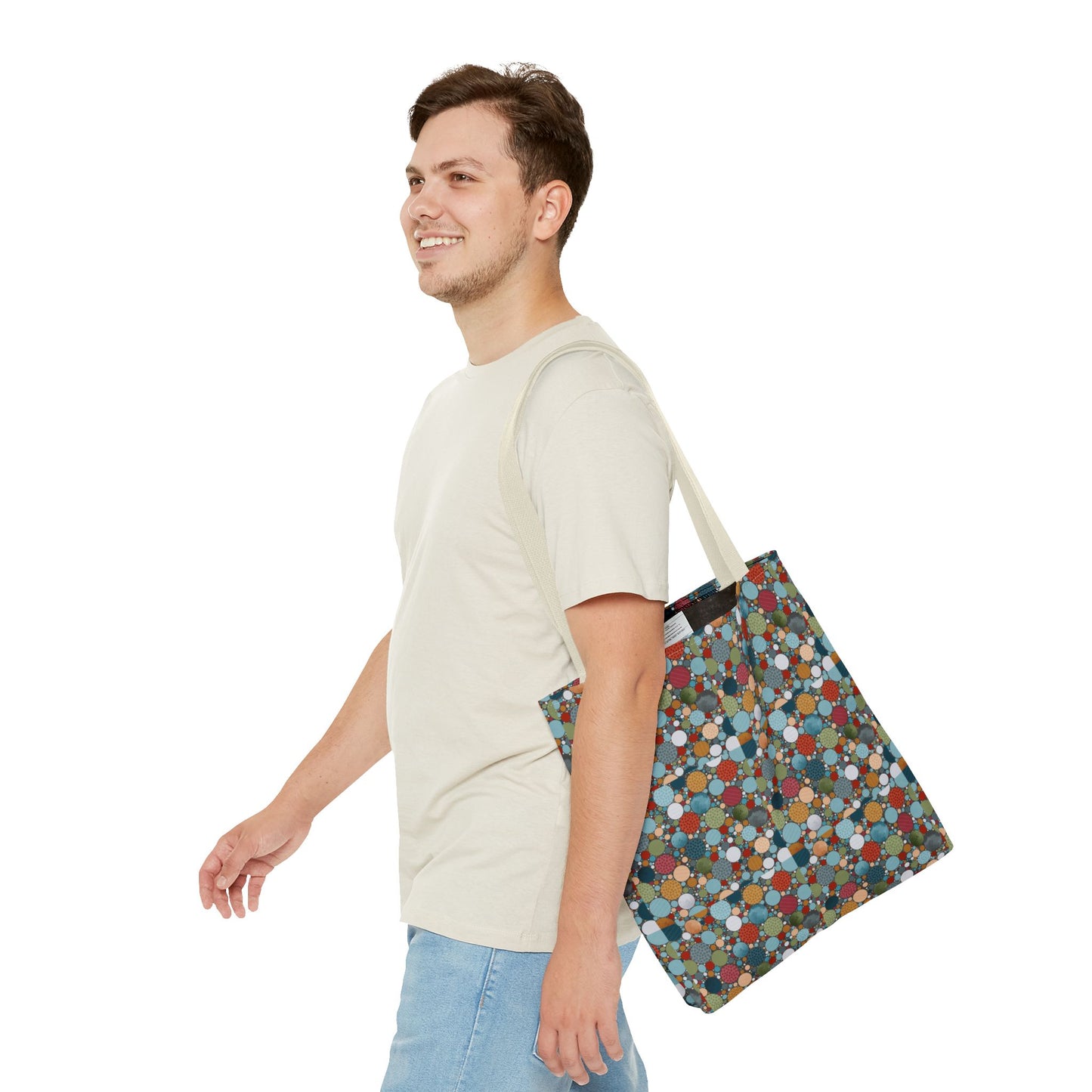 Chic Patterned Tote Bag, Eco-Friendly Shopping Tote, Colorful Beach Bag, Stylish Everyday Carryall, Unique Gift Idea