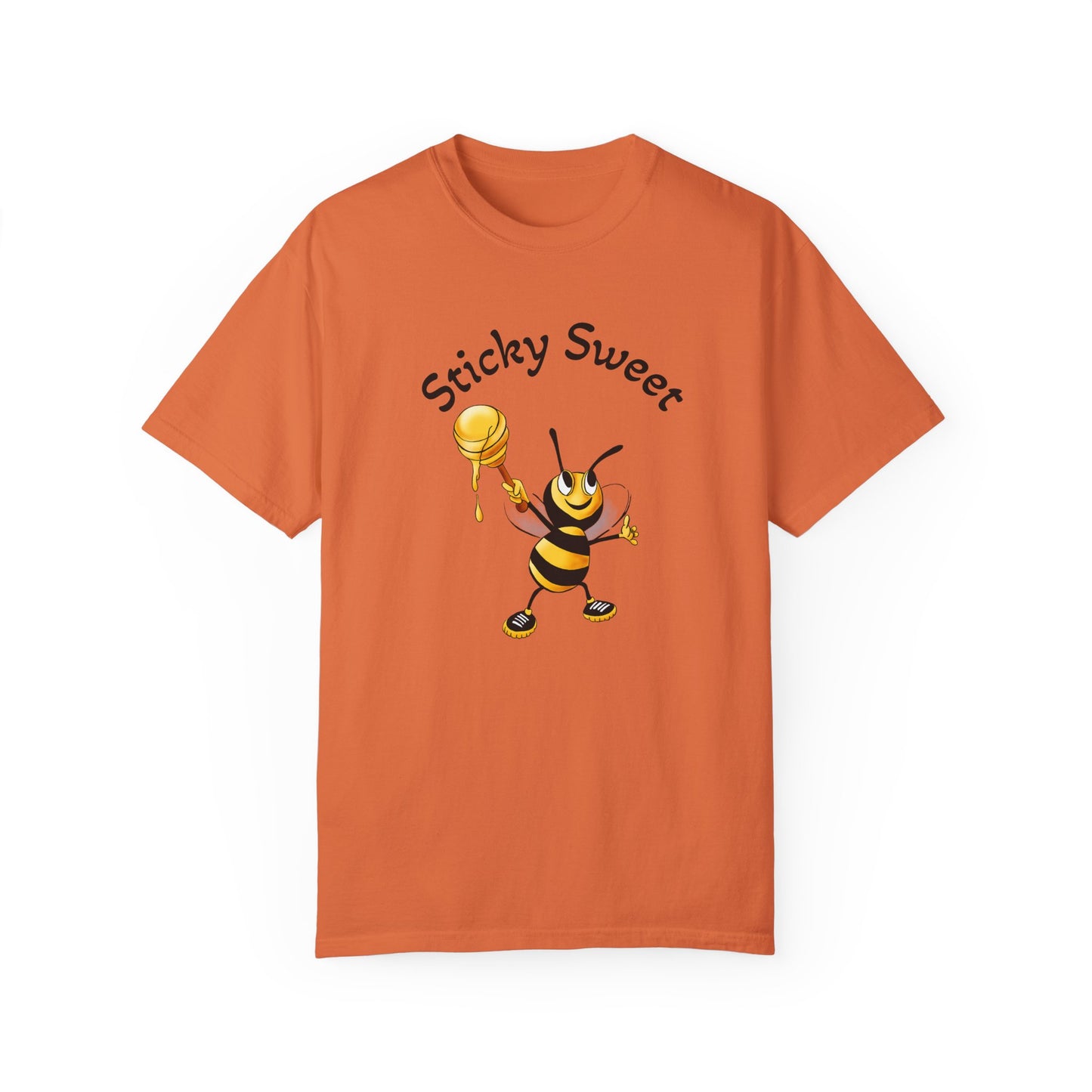 Bee-Themed Unisex T-Shirt - "Sticky Sweet" Graphic
