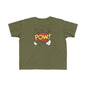 Superhero Toddler Tee, Cute Kids Shirt, POW Graphic T-Shirt, Fun Children's Wear, Birthday Gift, Playtime Outfit