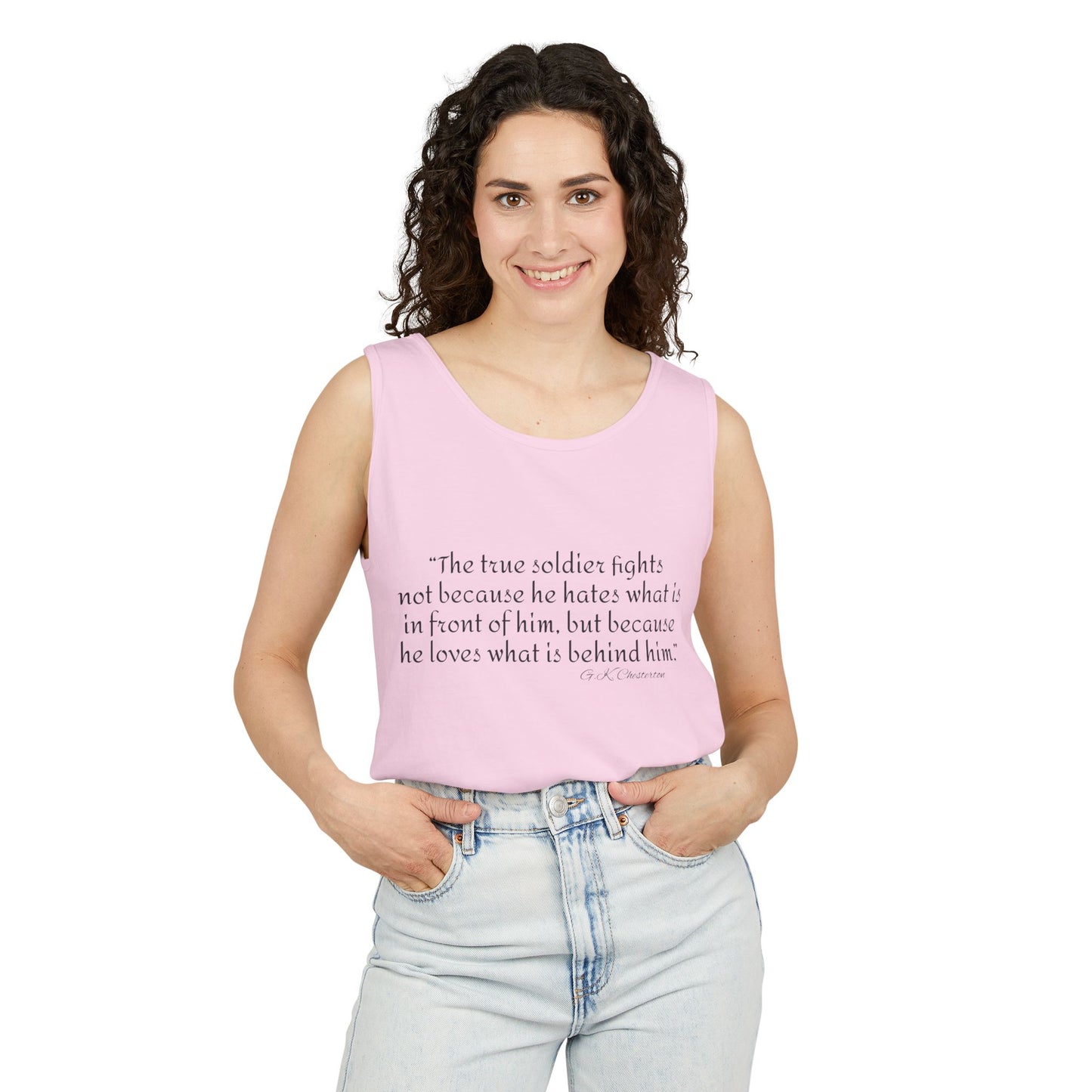 Inspirational Quote Tank Top for Men Women