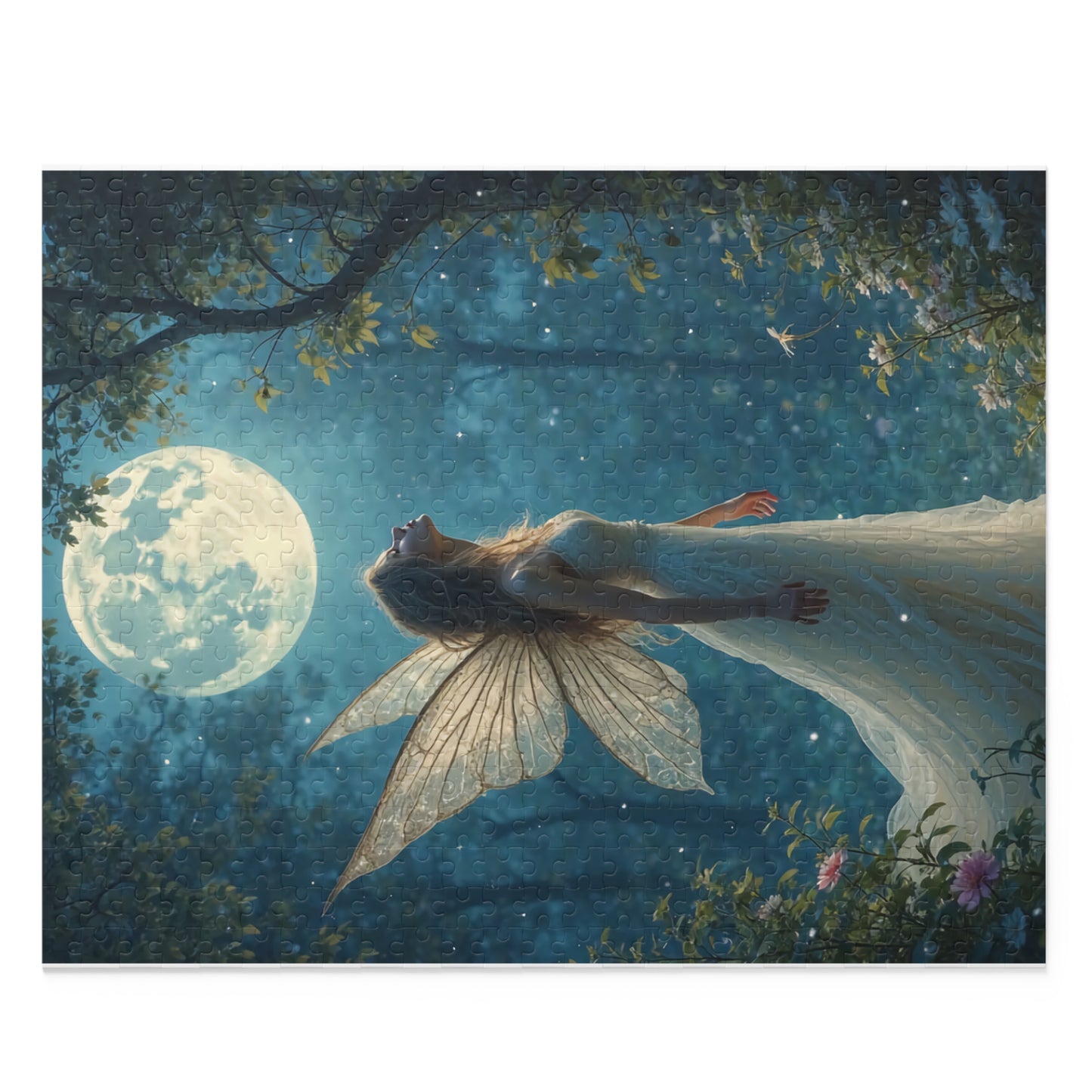 Fairy Moonlight Puzzle - Enchanting 120/252/500-Piece Jigsaw, Magical Decor, Perfect Gift for Fantasy Lovers, Relaxing Activity, [...]