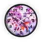 Floral Wall Clock, Elegant Timepiece, Home Decor, Gift for Her, Spring Decor, Nature Lovers, Birthday Gift