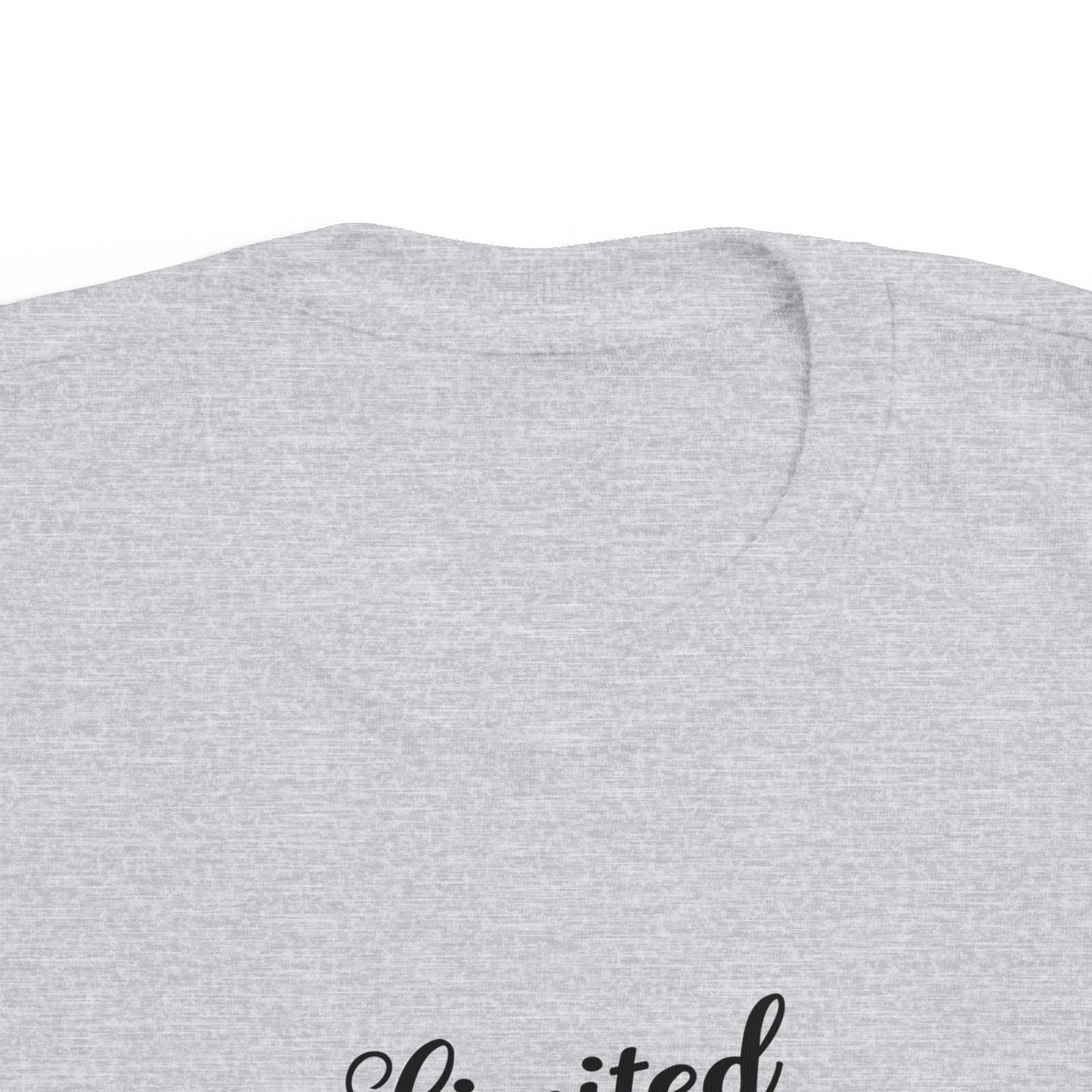 Limited Edition Toddler Tee, Cute Kids Shirt, Children's Fashion, Baby Gift, Toddler Apparel, Playful Clothing, Special Occasion Wear