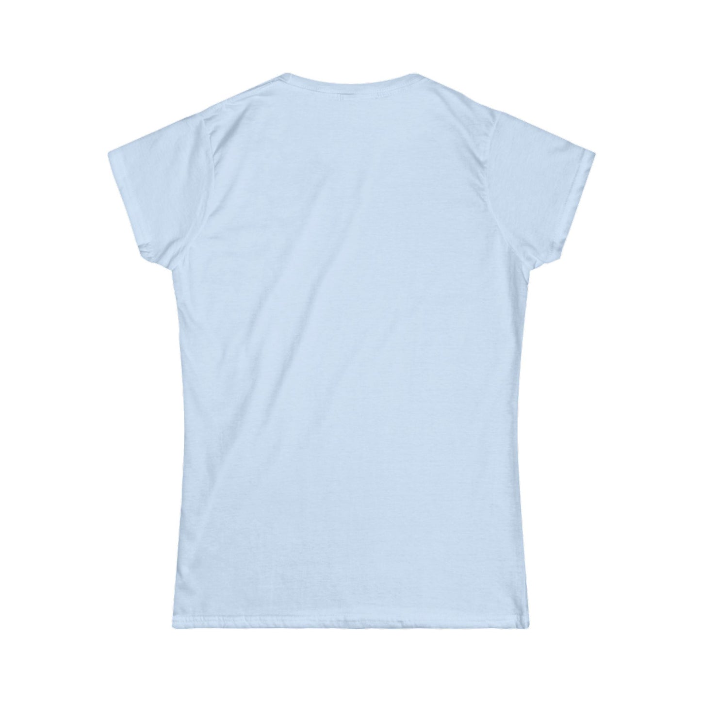 Women's Softstyle Tee with Heart Design, Casual Graphic T-Shirt, Gift for Her, Valentine’s Day Apparel, Trendy Outfit