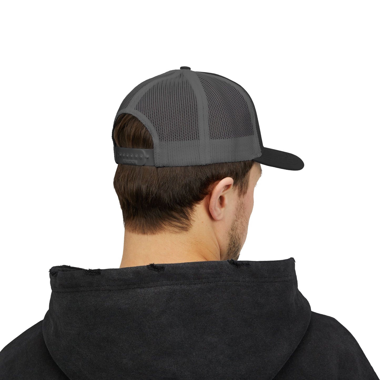 Embroidered 'Z' Snapback Trucker Cap — Vintage Monogram Initial Hat