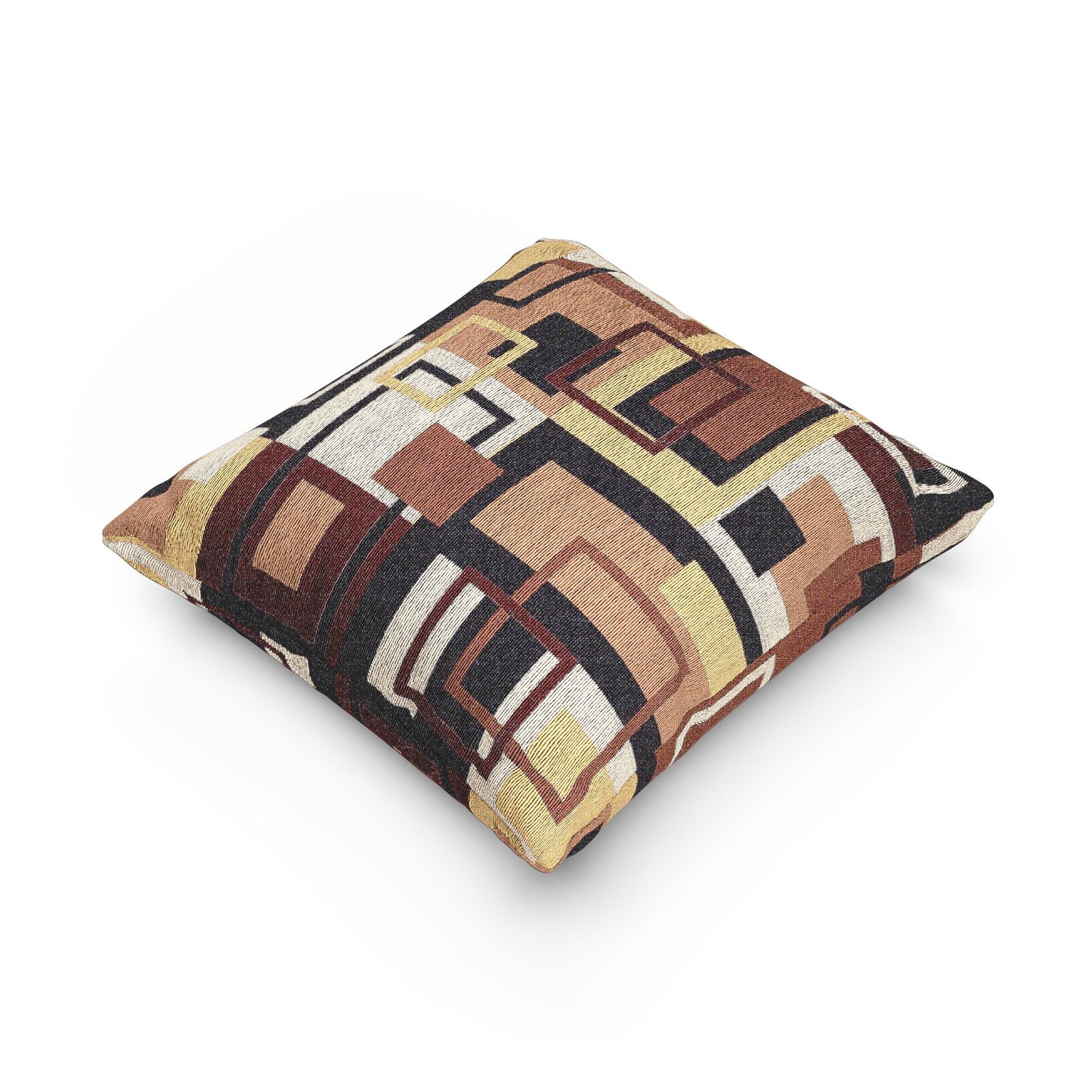 Abstract Geometric Woven Pillow - Cozy Home Decor Cushion
