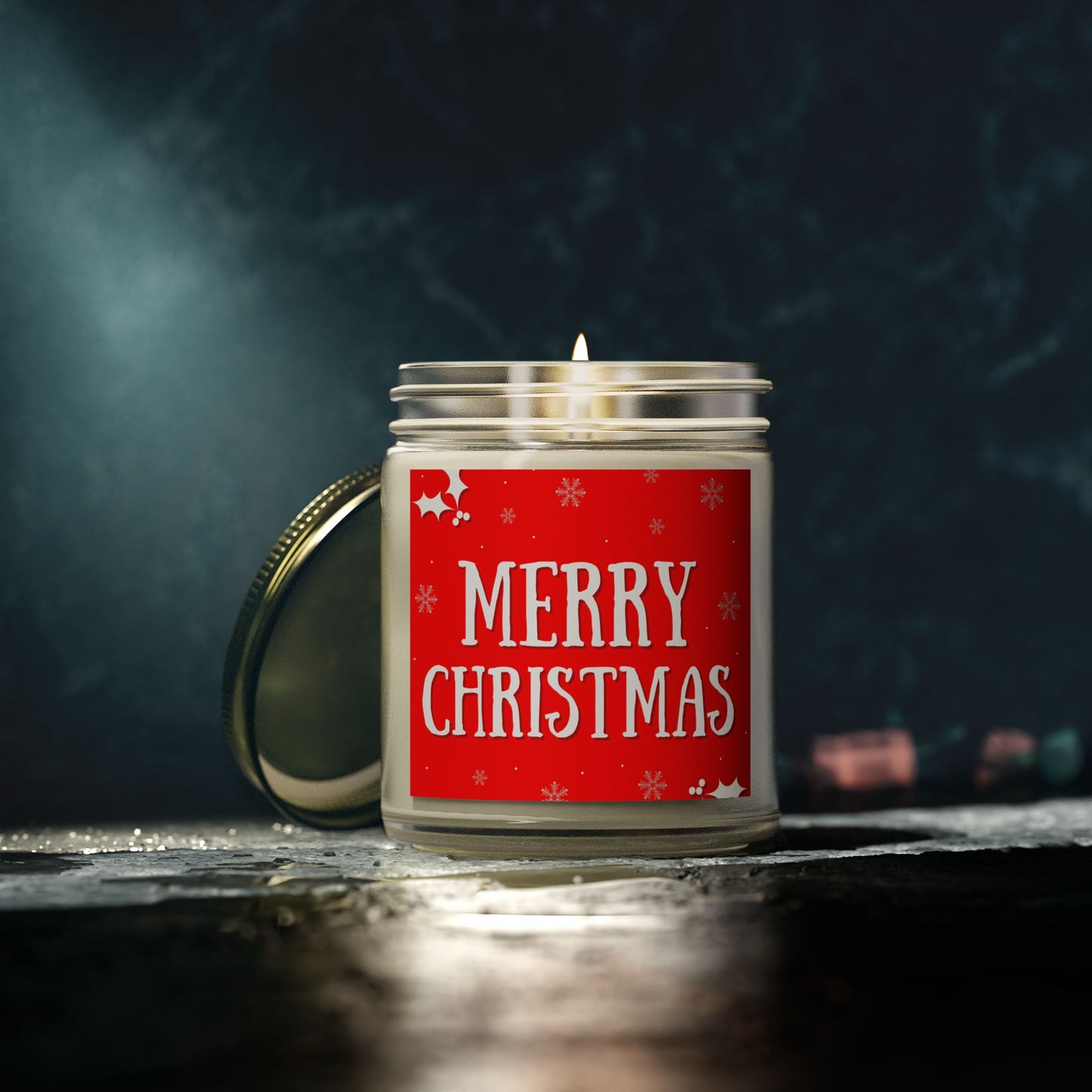 Merry Christmas Scented Candles, Holiday Decor, Gift for Her, Cozy Home Fragrance, Christmas Gifts, Aromatherapy