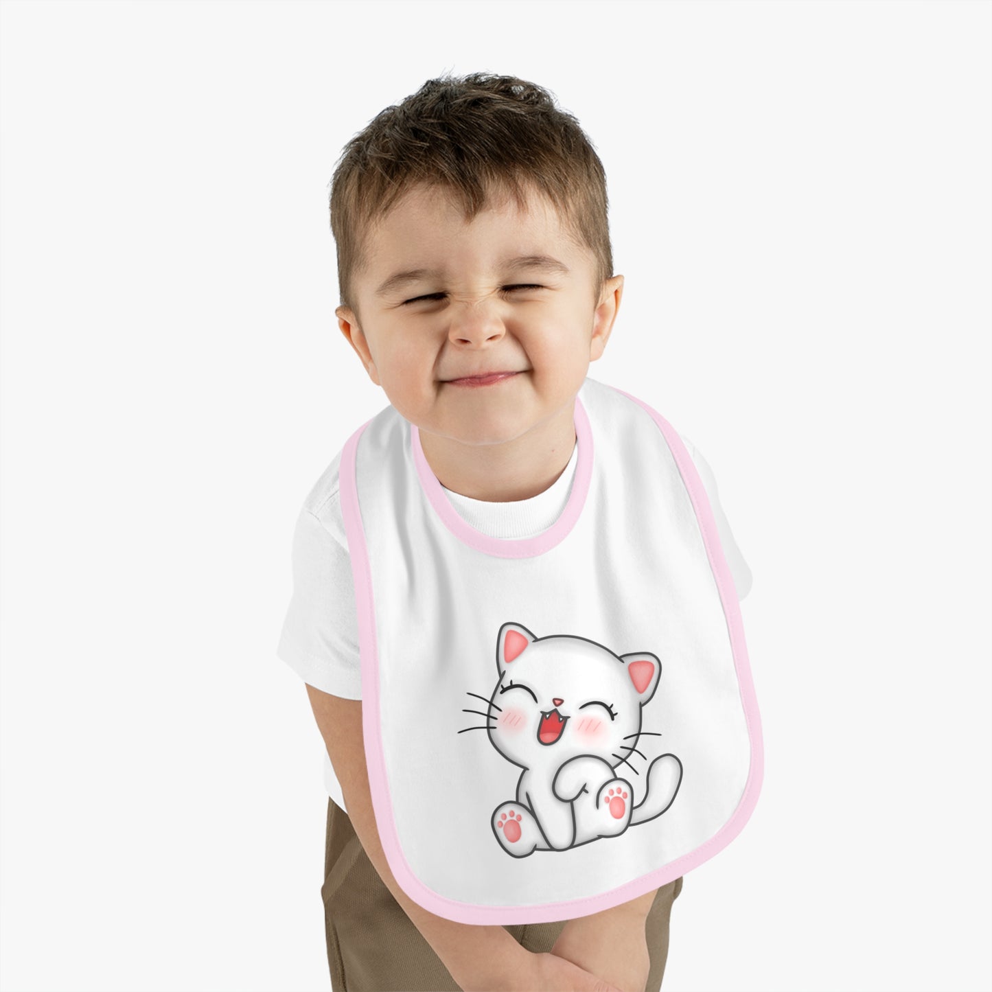 Cute Cat Baby Bib, Adorable Baby Accessories, Cat Lover Gift, Toddler Feeding Essential, Baby Shower Present, Fun Mealtime Gear