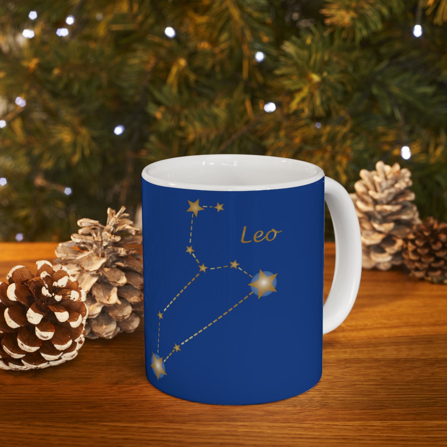 Leo Constellation Ceramic Mug - Astrology Coffee Cup, Zodiac Gift, Horoscope Mug, Star Sign Drinkware, Personalized Astrology