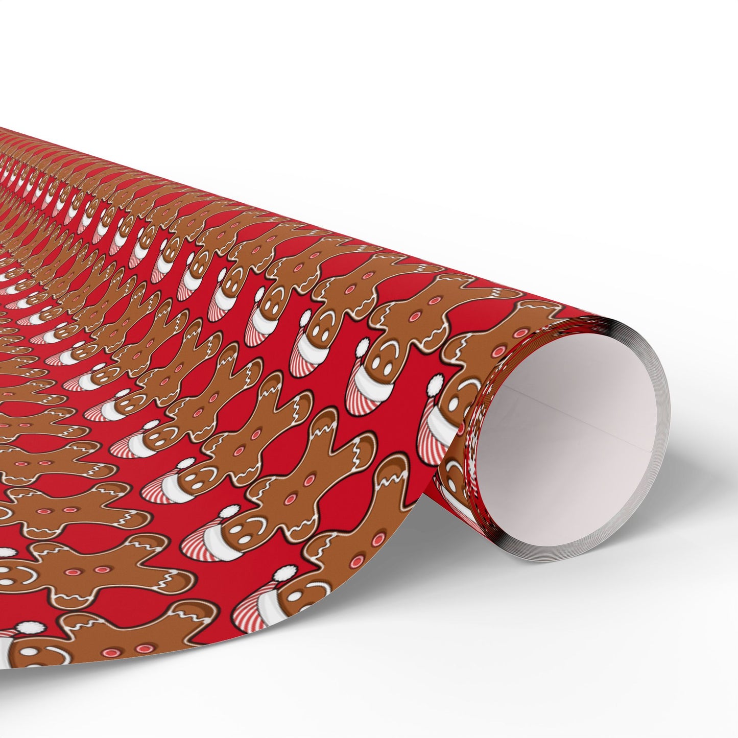 Gingerbread Holiday Wrapping Paper Roll