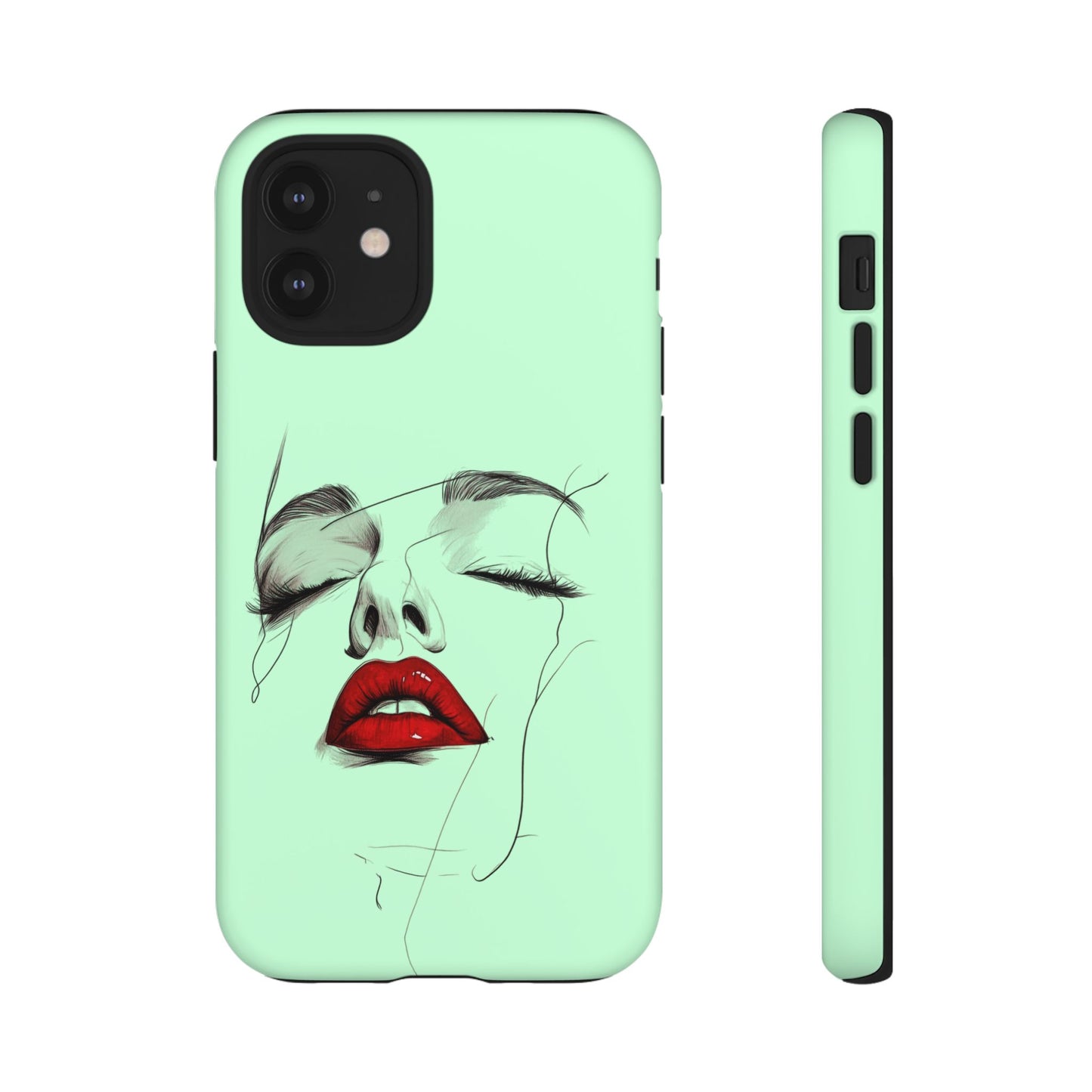 Stylish Phone Case, Artistic Phone Cover, Trendy Tech Accessory, Unique Cell Phone Protector, Gift for Her, Modern Aesthetic