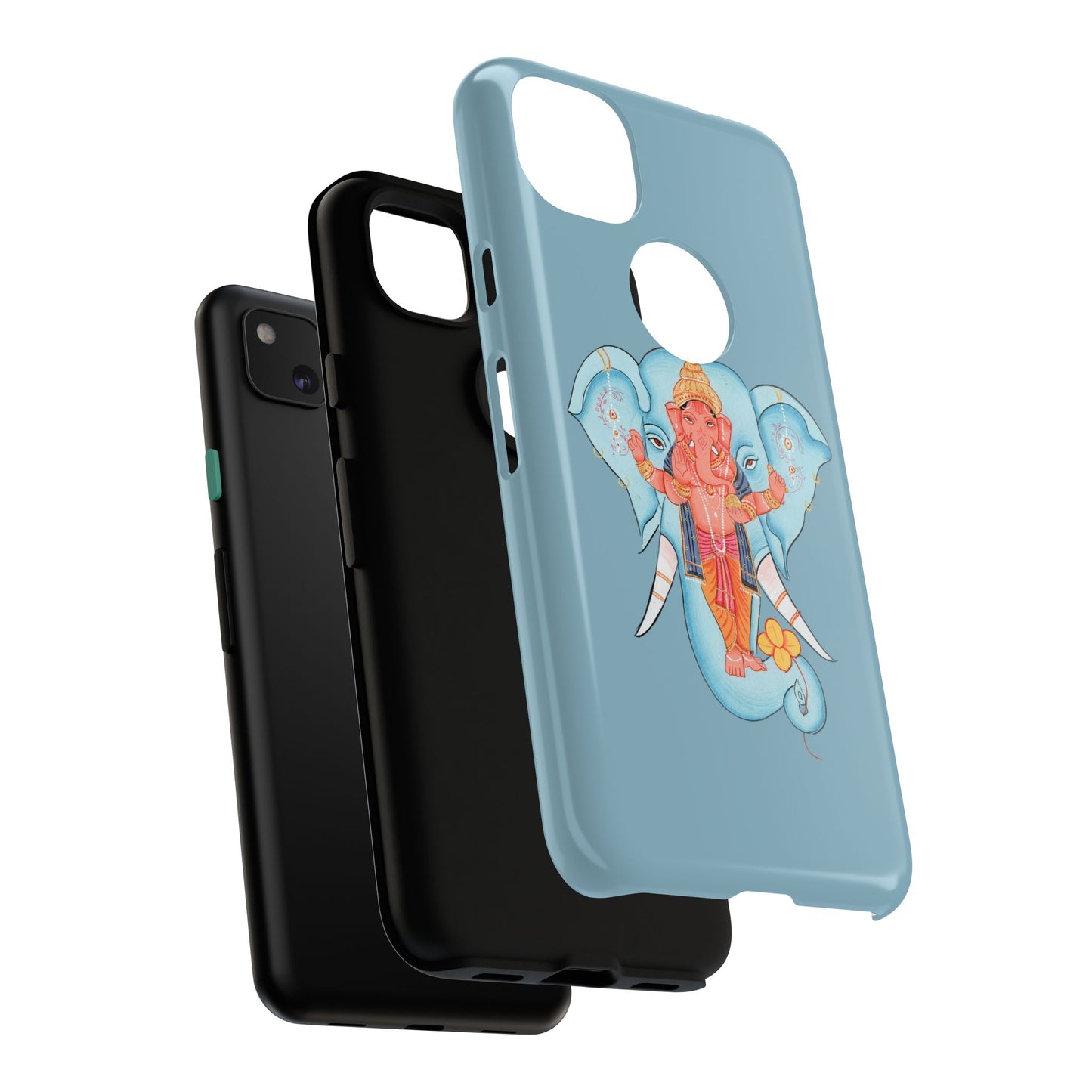 Tough Cases: Ganesh-Inspired Phone Case, Bohemian Phone Cover, Hindu Art Accessory, Festival Gift, Protective Phone Shell