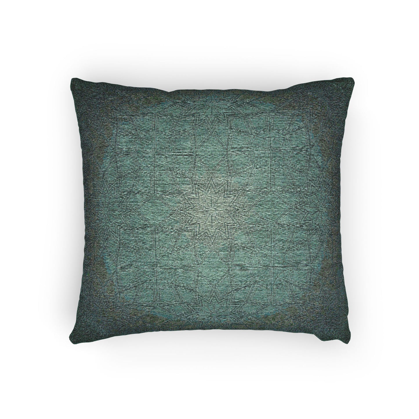 Bohemian Woven Pillow - Mid-Century Modern Decor, Cozy Throw Cushion, Unique Home Accent, Boho Pillow, Stylish Gift for All Occasions