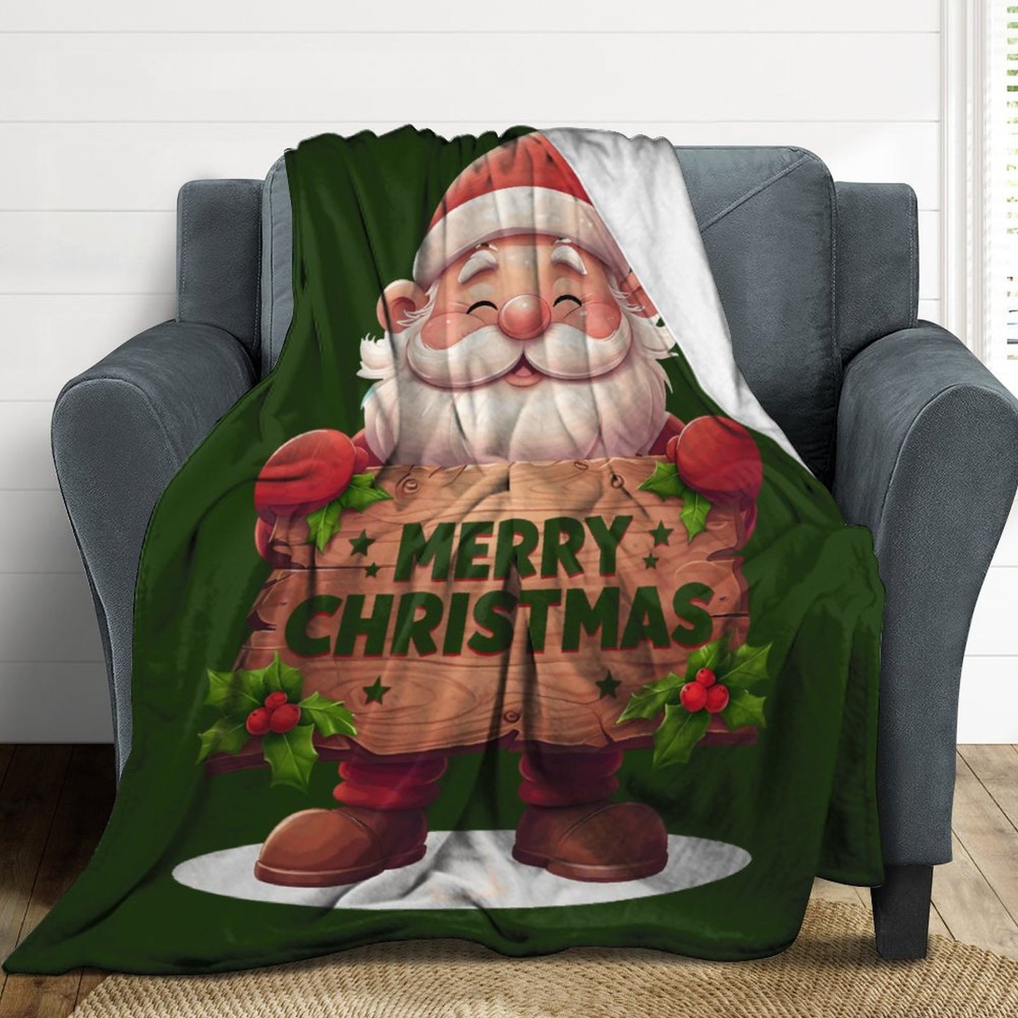 Flannel Blanket (One-sided Printing)-50"×60"