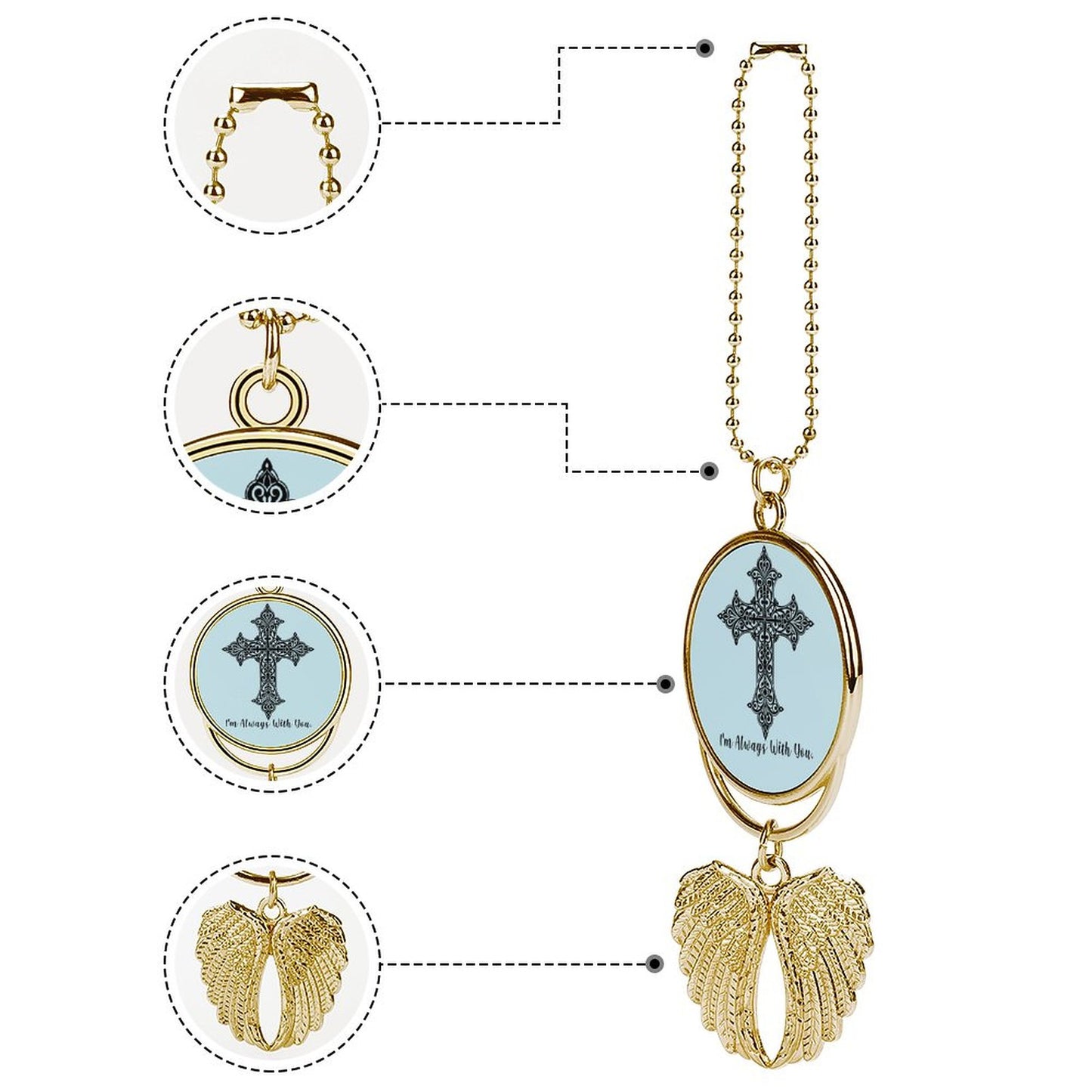 Car Pendant - I'm always with you