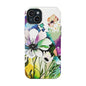Floral Watercolor Magnetic Phone Case — Impact‑Resistant Protective Cover