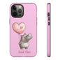Cute Hippo Phone Case | Good Vibes, Gift for Friends, Cute Phone Accessories, Animal Lover Gift, Happy Phone Cover
