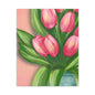 Matte Canvas, Stretched, 1.25" Tulips