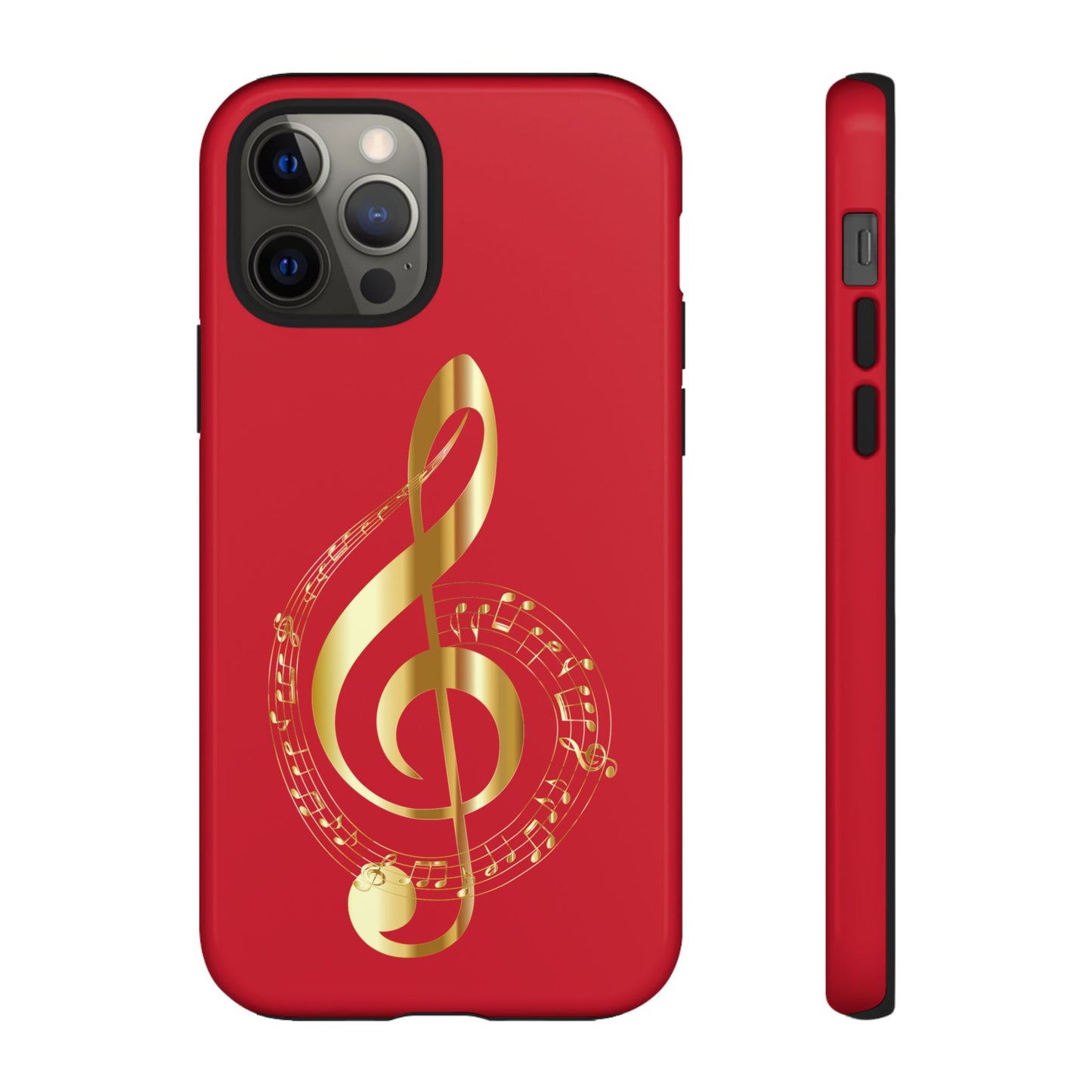 Tough Cases - Red Musical Note
