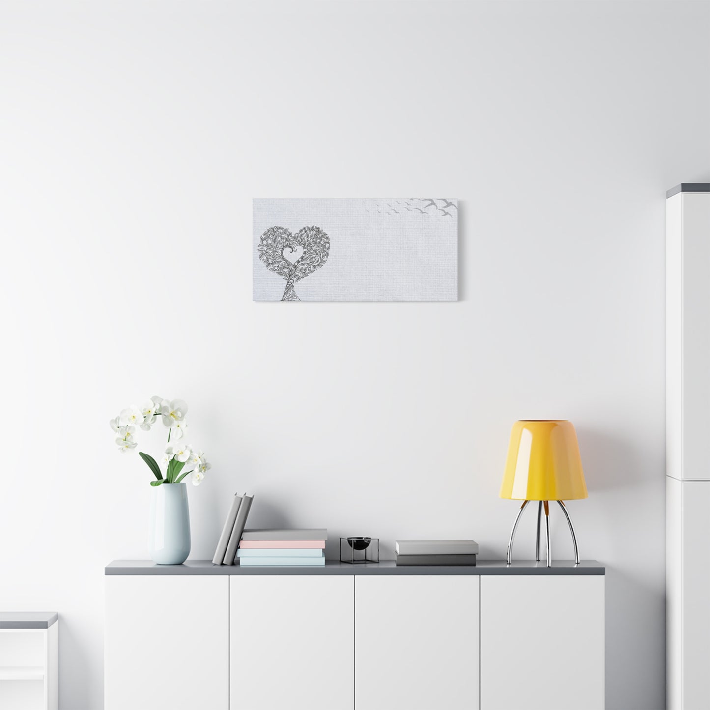 Matte Canvas, Stretched, 1.25" - Heart Tree