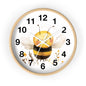 Bee-Themed Wall Clock, Cute Bee Decor for Home, Perfect Gift for Bee Lovers, Nature-Inspired Wall Art, Kids Room Decor
