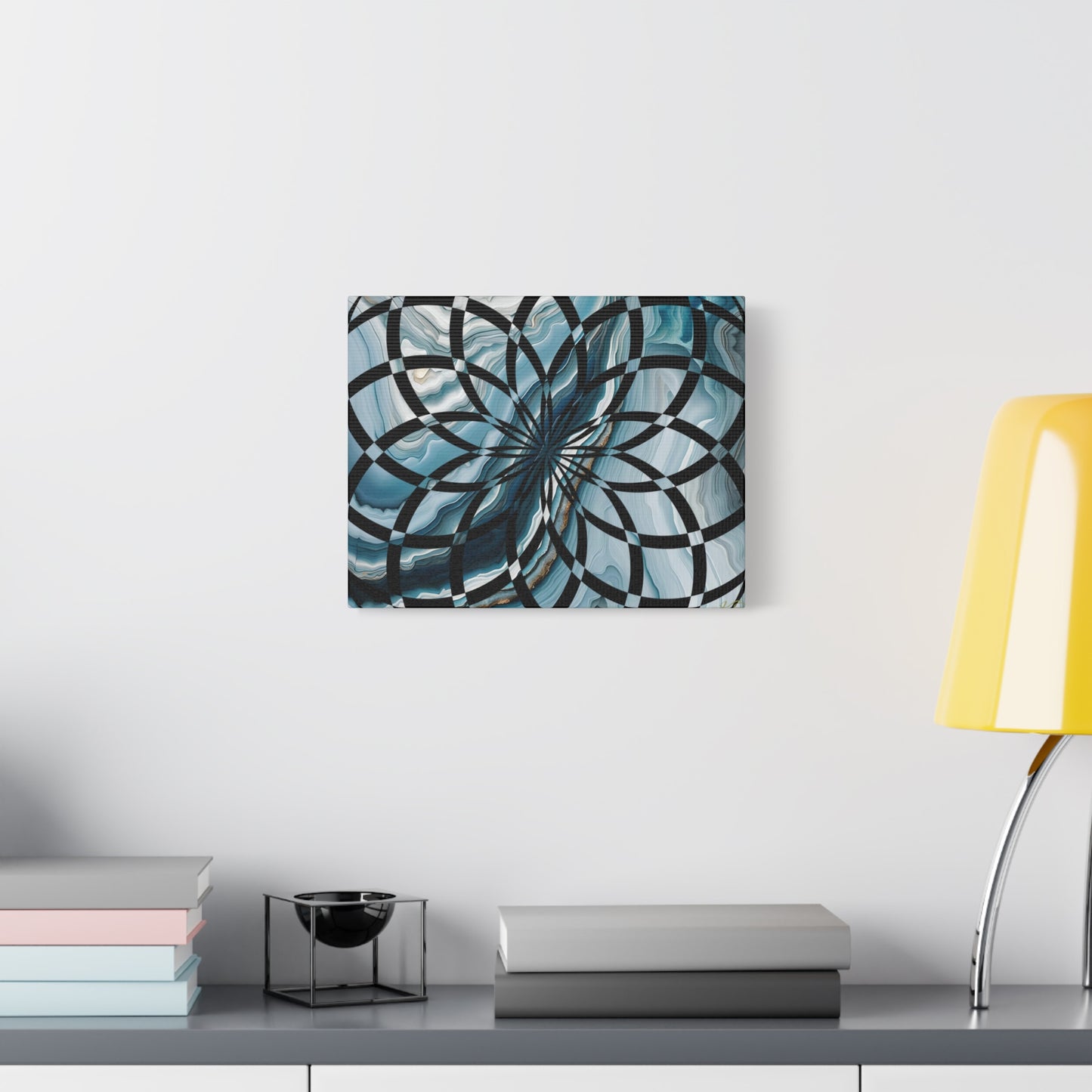 Abstract Geometric Art Canvas Print, Modern Wall