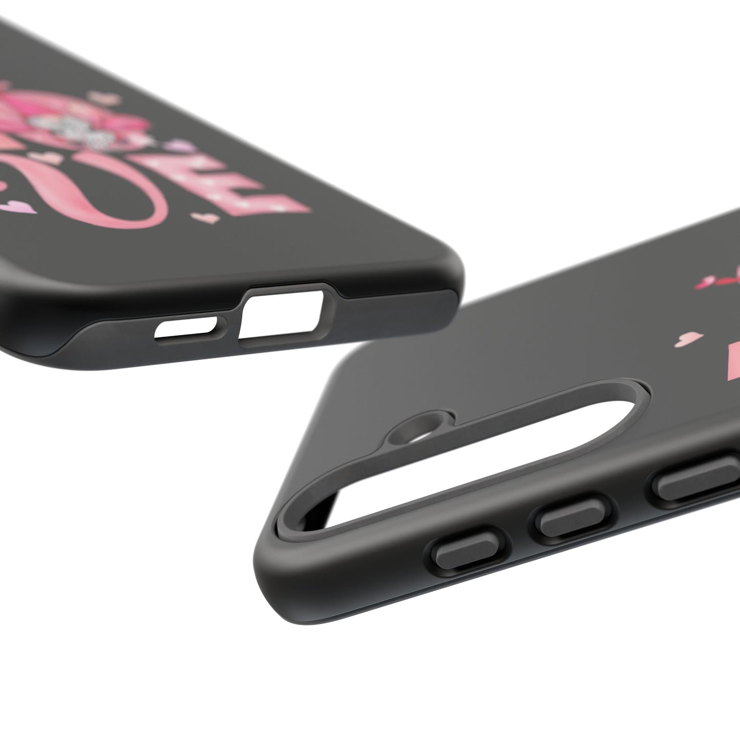 Love Gnome Phone Case — Cute Pink Heart Valentines Protective Case