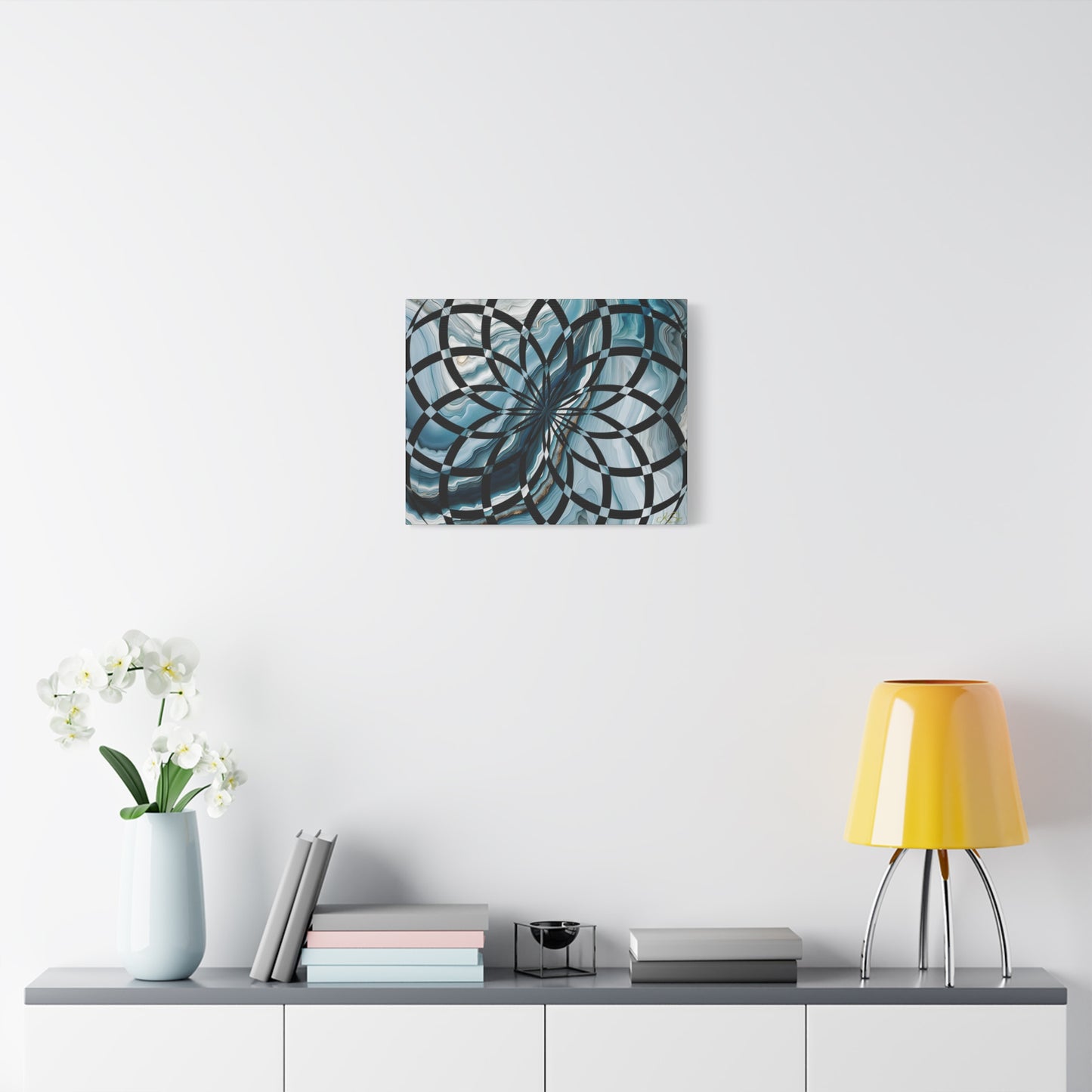 Abstract Geometric Art Canvas Print, Modern Wall