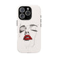 Stylish Phone Case with Artistic Lip Design, Femme Tech Accessory, Trendy Device Cover, Gift for Her, Unique Phone Accessories