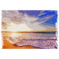Beach Sunset Jigsaw Puzzle with Tin - Perfect for Family Nights, Gifts, Relaxation, and Home Decor