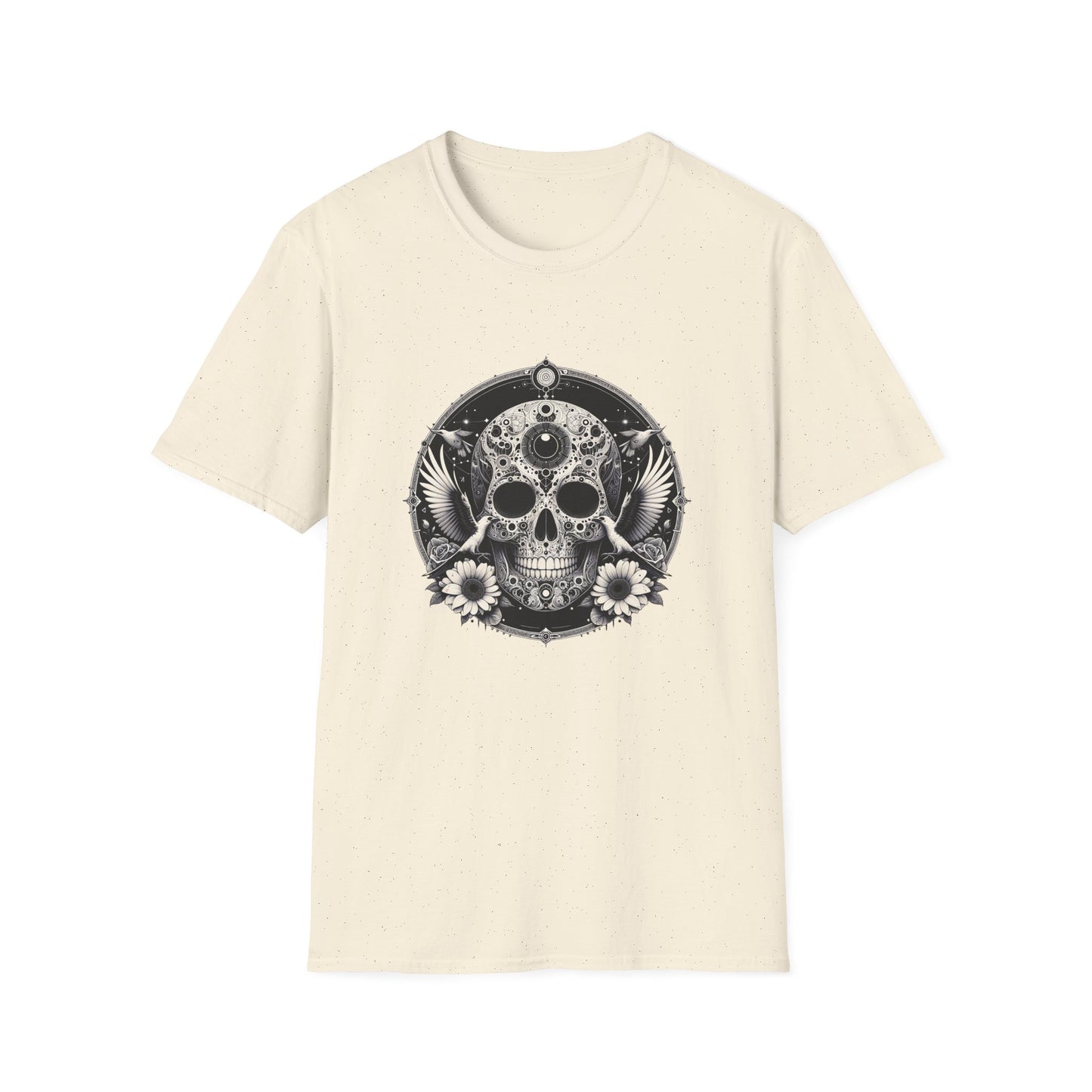 Day of the Dead Skull T-Shirt — Floral Calavera Graphic Tee