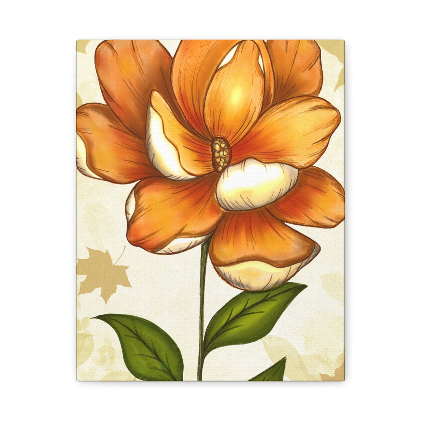 Copy of Matte Canvas, Stretched, 1.25" Tulips Pink and Purple Flowers