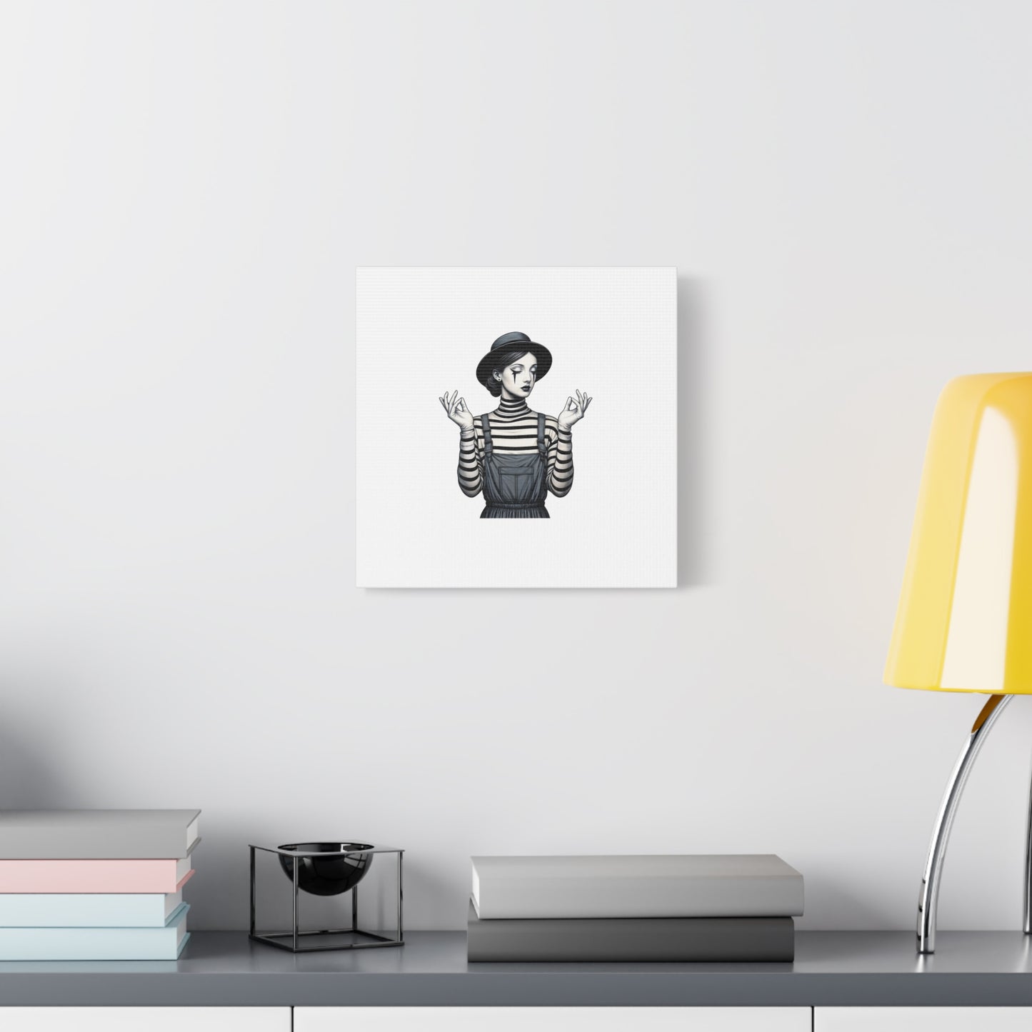Meditative Striped Canvas Wall Art | Modern Boho Decor, Gift for Art Lovers, Minimalist Home Accent, Gallery Wall Art