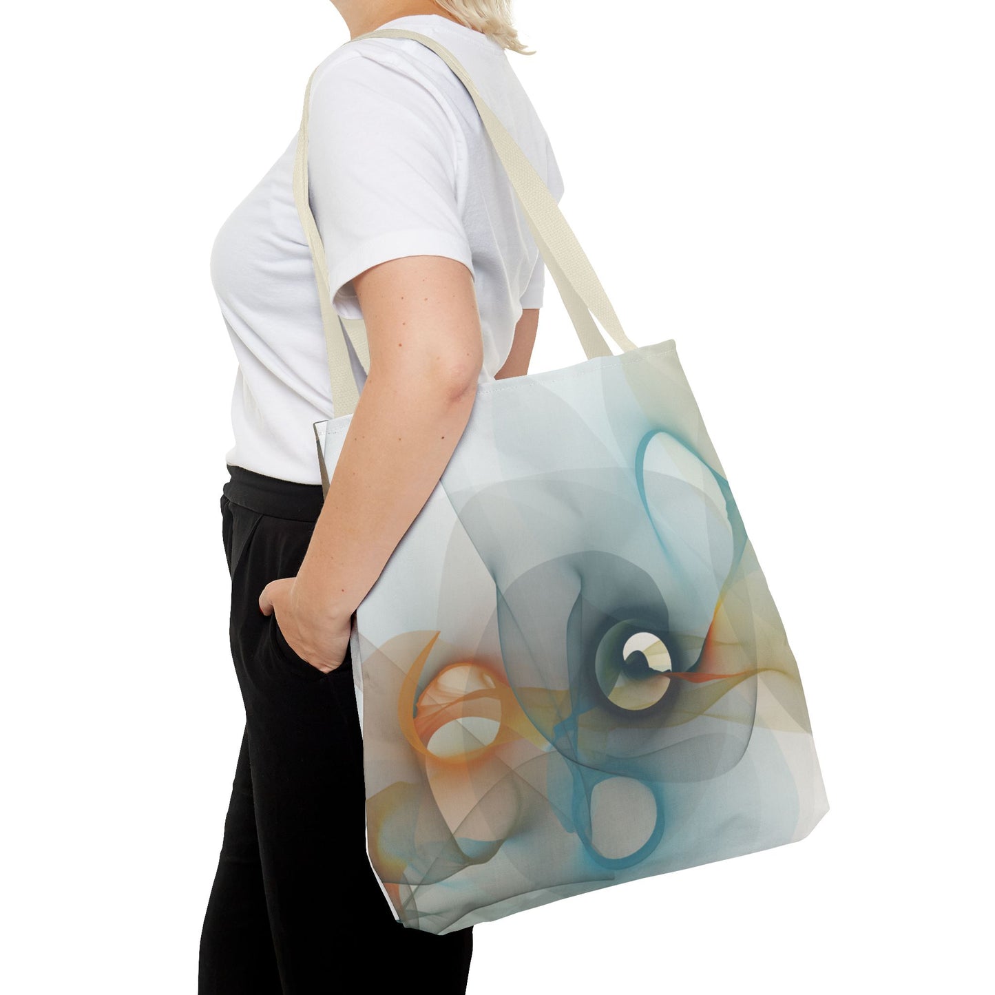 Stylish Abstract Tote Bag, Art-Inspired Bag, Perfect for Everyday Use, Trendy