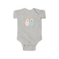 Cute Baby Bodysuit with Colorful Swaddled Babies, Perfect for Newborn Gift, Baby Shower, Infant Clothing, Sibling Outfit, Summer Wear