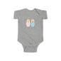 Cute Baby Bodysuit with Colorful Swaddled Babies, Perfect for Newborn Gift, Baby Shower, Infant Clothing, Sibling Outfit, Summer Wear