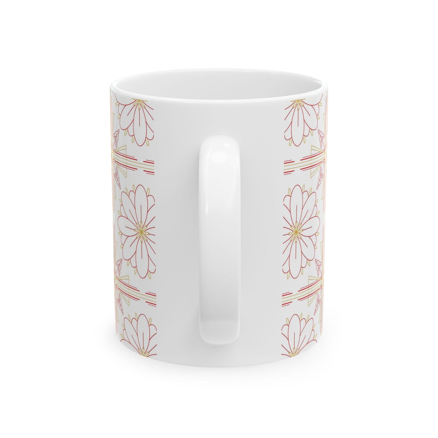 Chic Floral Ceramic Mug | Perfect for Tea Lovers, Coffee Gifts, Home Decor, Spring Celebrations, Mother's Day