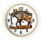 Elephant Sunset Wall Clock, Nature Decor, Wildlife Home Accessory, Animal Lover Gift, Safari Themed Clock, Unique Wall Art
