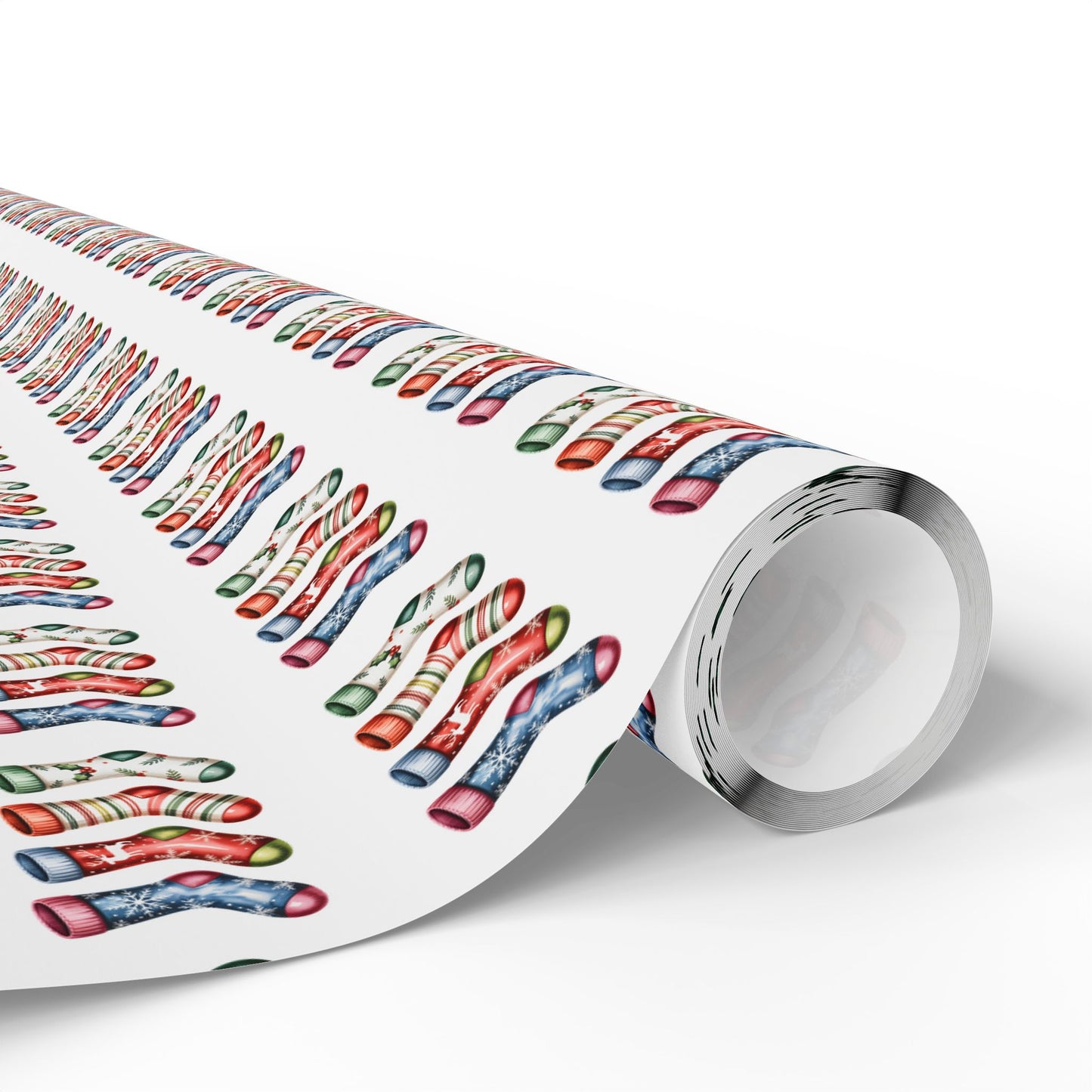 Holiday Candy Cane Pattern Wrapping Paper Roll — Festive Gift Wrap for Christmas & Seasonal Gifts