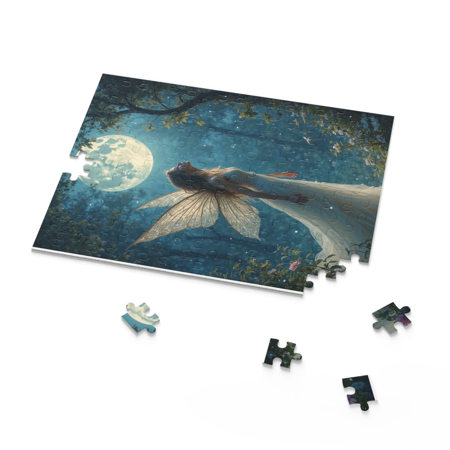 Fairy Moonlight Puzzle - Enchanting 120/252/500-Piece Jigsaw, Magical Decor, Perfect Gift for Fantasy Lovers, Relaxing Activity, [...]