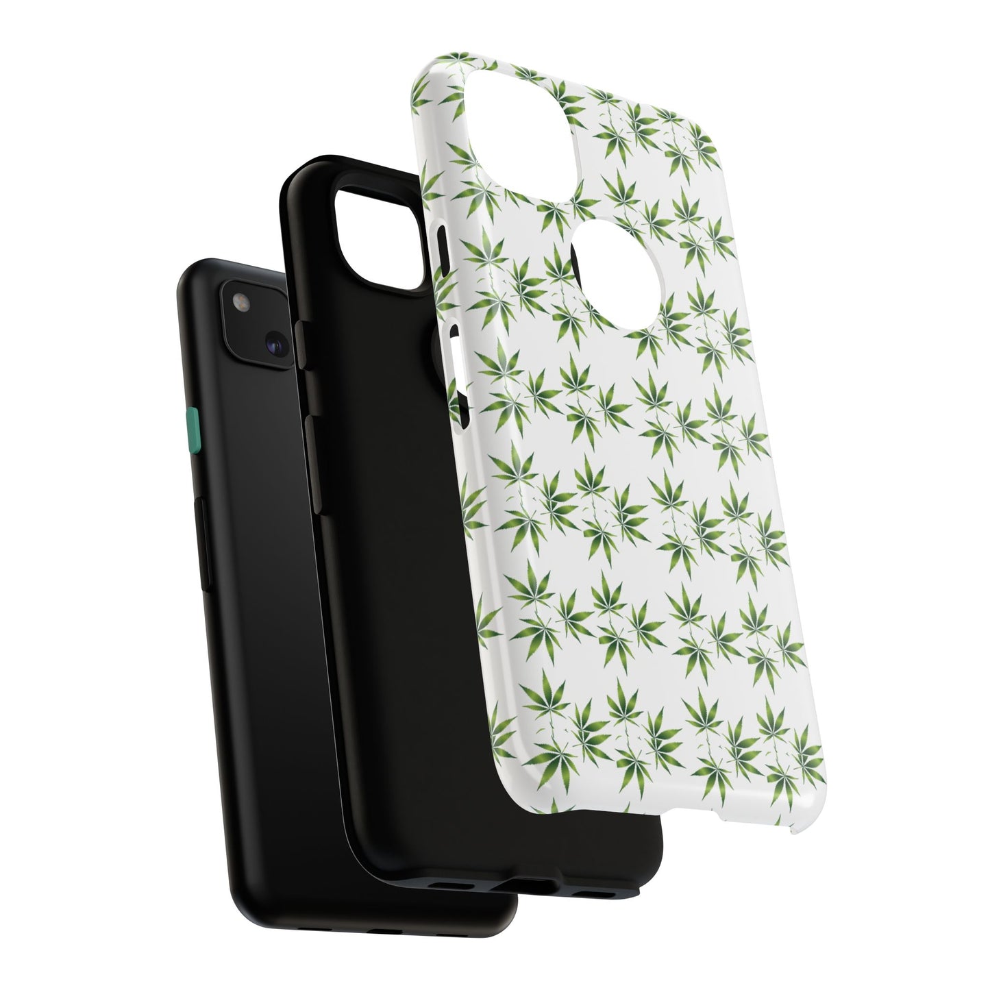 Stylish Phone Case with Cannabis Leaf Design, Durable Phone Cover, Gift for Stoner Friends, Unique Phone Accessory, Nature-Inspired Design