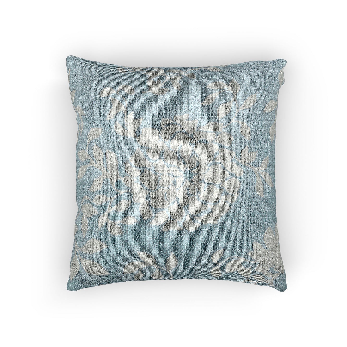 Elegant Woven Pillow - Floral Home Decor, Cozy Couch Cushion, Boho Accent Pillow, Living Room, Gift for Housewarming